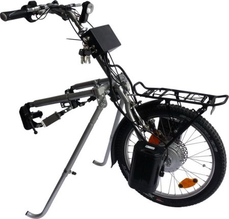 silla de ruedas handbike eléctrico lomo litio eld